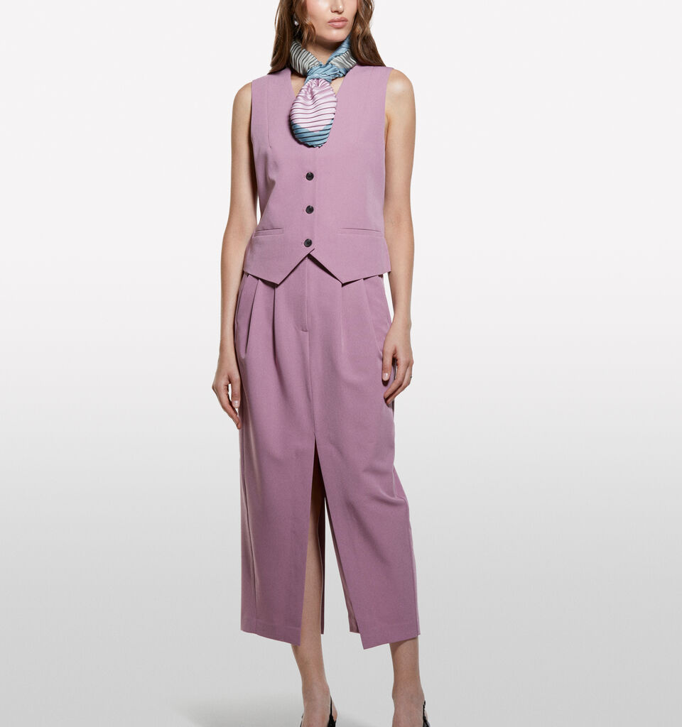 Gilet malva slim fit - gilet e smanicati da donna - Lilla | Sisley image number 1